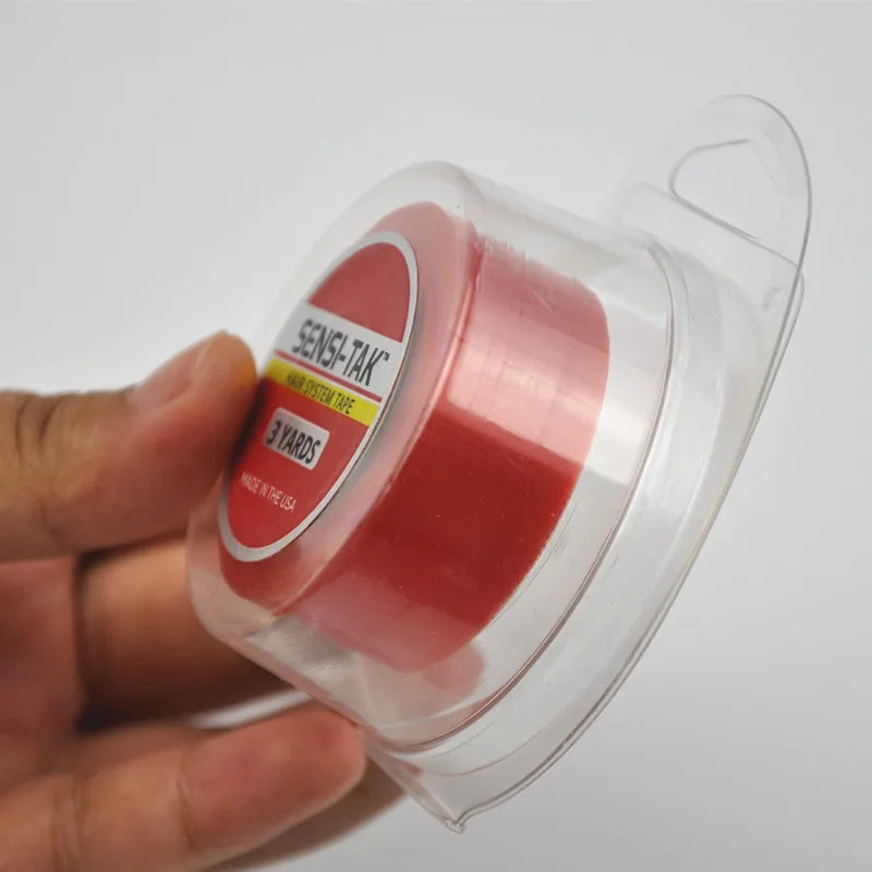 Red Adhesive Tape Hair Double Side Adhesive Tape For Lace Wig