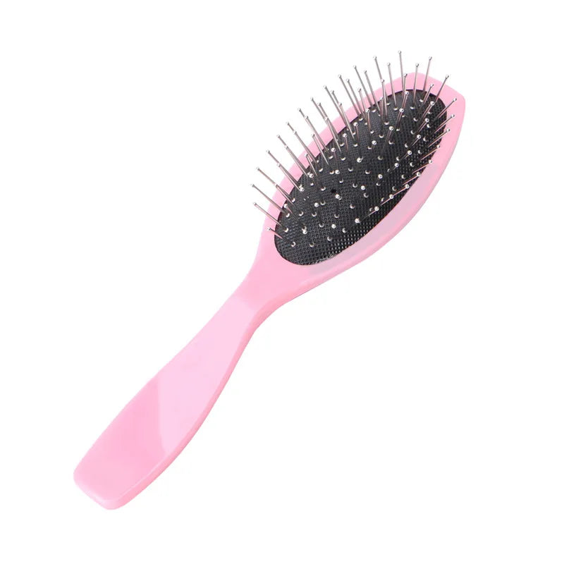 New Professional Anti Static Steel Comb Brush for wig Hair Extensions Training for H