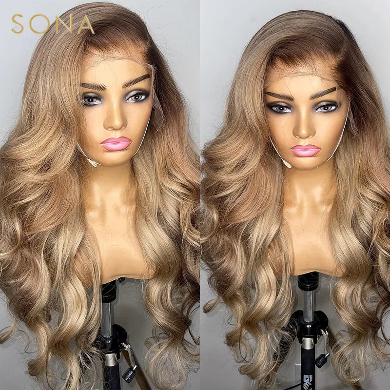 13x6 HD Transparent Lace Frontal Wig Pre Plucked