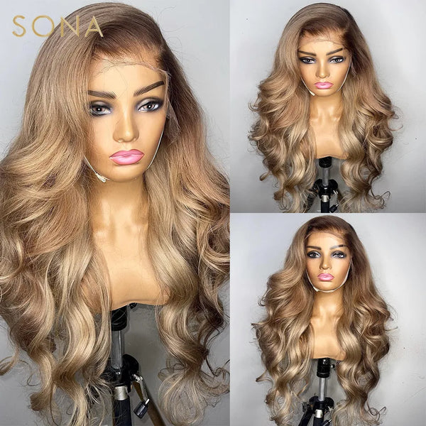 13x6 HD Transparent Lace Frontal Wig Pre Plucked