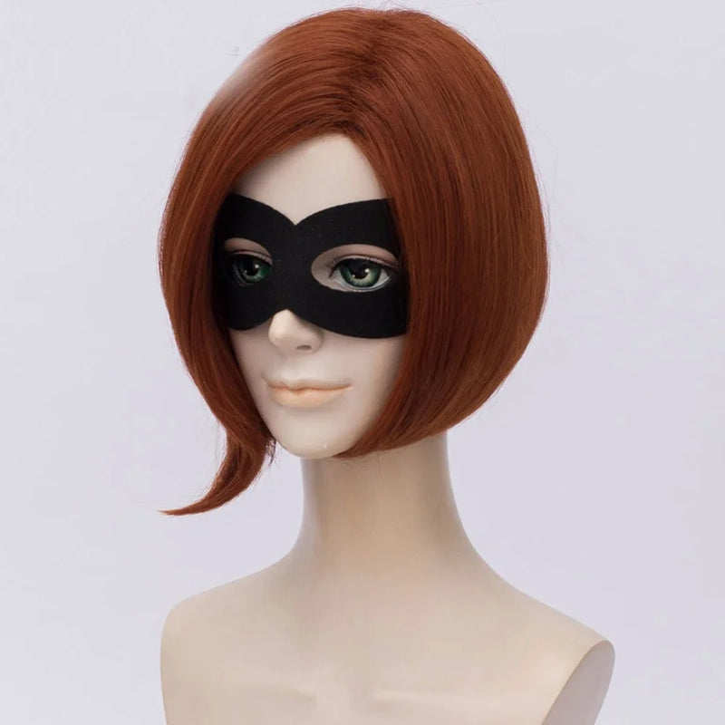 The Incredibles Elastigirl cosplay  Wig Cap