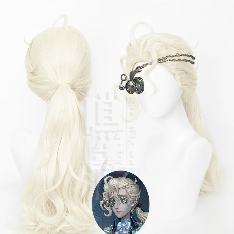 Heat-resistant Synthetic Hair Halloween Party Anime Cosplay Wigs+wig Cap