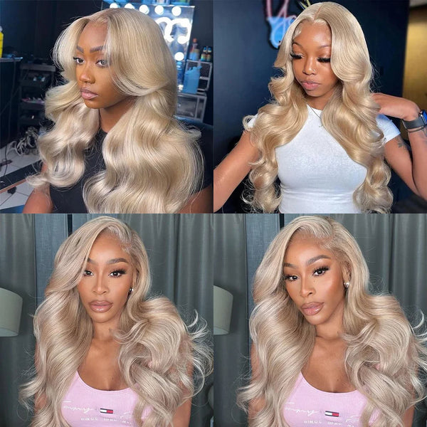 100% Braizlian Human Hair HD Transparent Lace Frontal Wigs