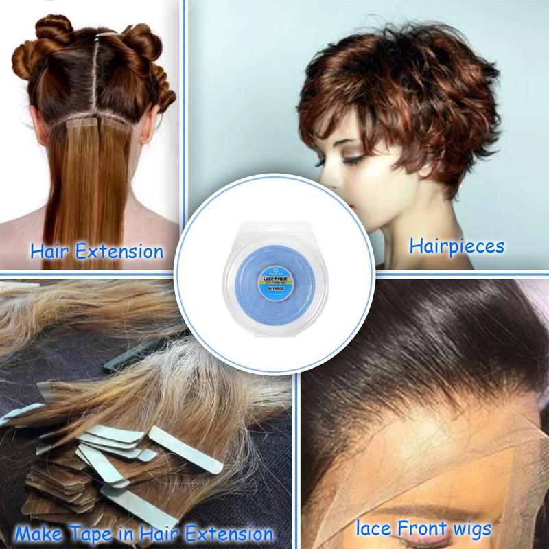 Lace Front Support Blue Double Sided Tape For Hair Extension/Toupee/Lace Wig Hair Extension Tape